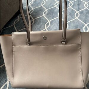 Tory Burch  Gray Tote Bag